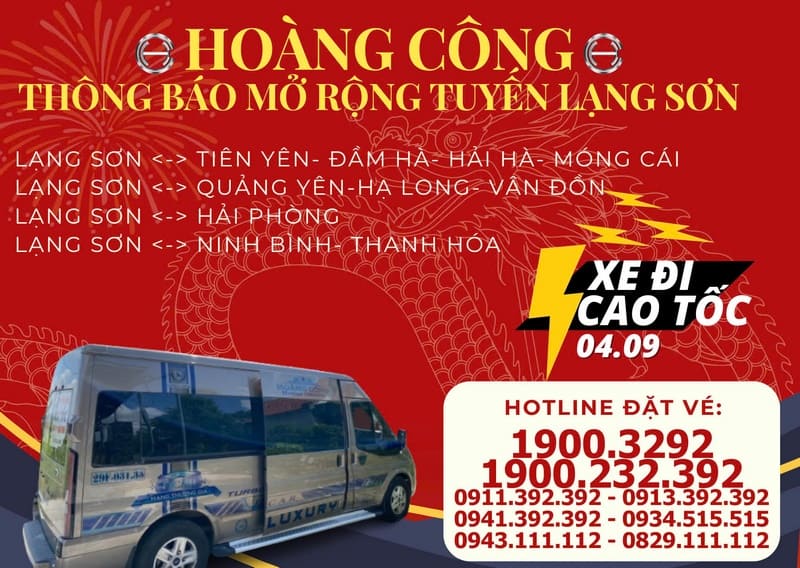 Hãy lựa chọn nhà xe Móng Cái Thanh Hóa Hoàng Công khi bạn có nhu cầu di chuyển, gửi hàng